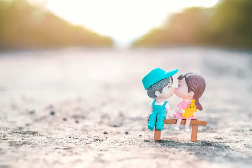 Beautiful cute toy couple in love with each other - 50 Best Cute Quotes
